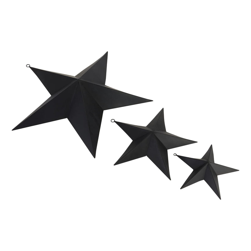 Matt Black Convexed Star