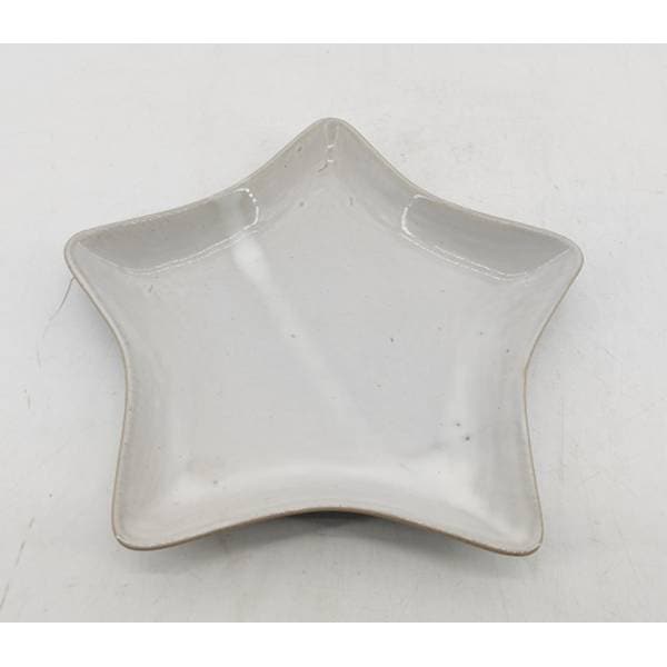 Small White Ceramic Star Dish